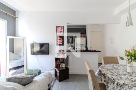 Sala de apartamento à venda com 1 quarto, 38m² em Santa Cecilia, São Paulo