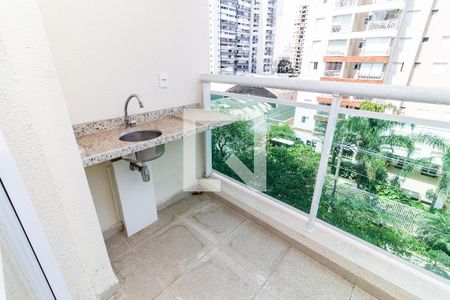 Varanda - Sala de apartamento à venda com 1 quarto, 42m² em Barra Funda, São Paulo