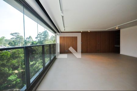 Varanda Sala de apartamento para alugar com 2 quartos, 142m² em Jardim Morumbi, São Paulo