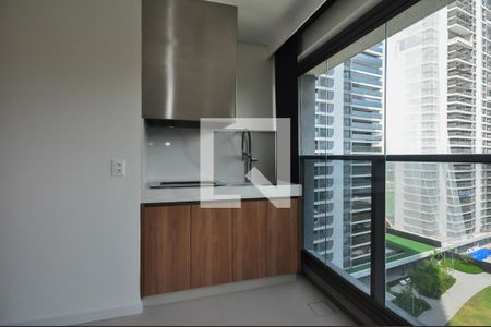 Varanda Sala de apartamento para alugar com 2 quartos, 142m² em Jardim Morumbi, São Paulo