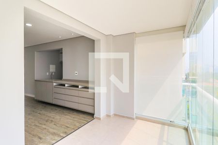 Varanda da Sala de apartamento para alugar com 1 quarto, 47m² em Jardim Santo Amaro, São Paulo