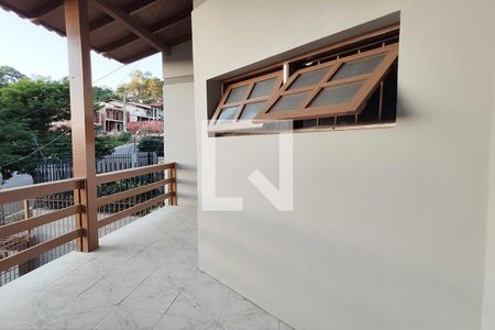 varanda da Suíte de casa à venda com 3 quartos, 163m² em Canudos, Novo Hamburgo