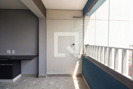 Varanda de kitnet/studio à venda com 1 quarto, 29m² em Chácara Seis de Outubro, São Paulo