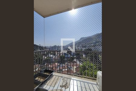 Varanda da Sala de apartamento para alugar com 3 quartos, 79m² em Tijuca, Rio de Janeiro