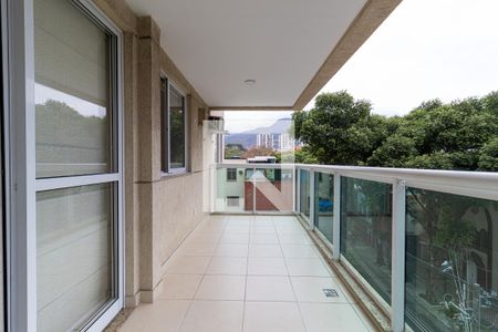 Sala Varanda de apartamento à venda com 2 quartos, 90m² em Praça da Bandeira, Rio de Janeiro