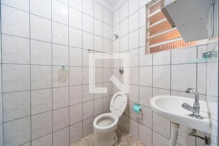 Banheiro de casa para alugar com 1 quarto, 35m² em Jardim Cristiane, Santo André