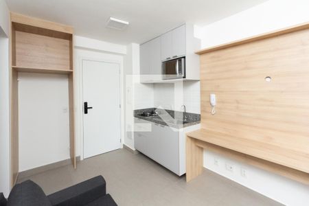 Sala/Cozinha de apartamento à venda com 1 quarto, 32m² em Recanto Paraíso, São Paulo