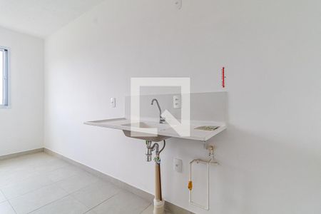 Cozinha de apartamento para alugar com 2 quartos, 32m² em Jardim Celeste, São Paulo