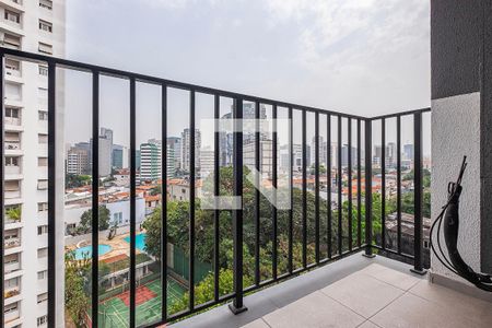 Sala/Cozinha - Varandaa de apartamento à venda com 1 quarto, 27m² em Pinheiros, São Paulo