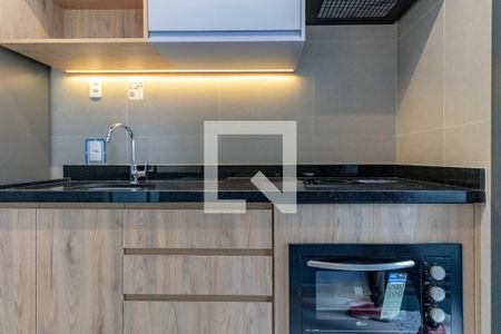 Cozinha de apartamento para alugar com 1 quarto, 41m² em Indianópolis, São Paulo