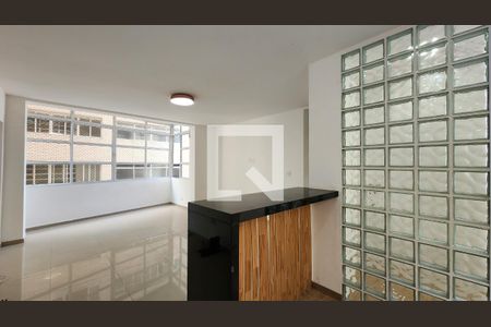 Sala de apartamento para alugar com 4 quartos, 120m² em José Menino, Santos