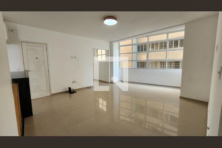 Sala de apartamento para alugar com 4 quartos, 120m² em José Menino, Santos