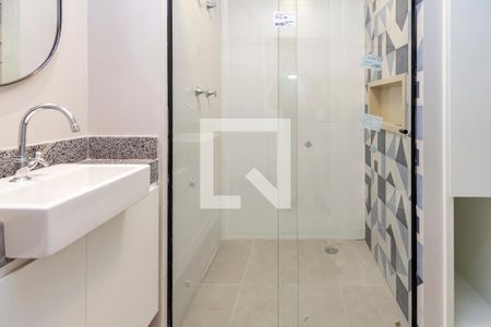 Banheiro de apartamento para alugar com 1 quarto, 31m² em Santo Amaro, São Paulo