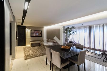 Sala  de apartamento à venda com 2 quartos, 105m² em Vila da Serra, Nova Lima