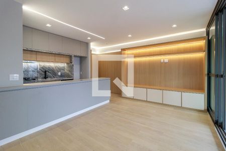 Sala de apartamento à venda com 2 quartos, 74m² em Jardim das Acácias, São Paulo