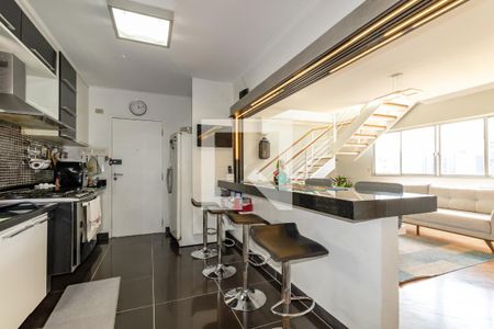 Cozinha de apartamento para alugar com 3 quartos, 220m² em Vila Olímpia, São Paulo