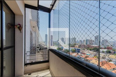 Varanda da Sala de apartamento à venda com 3 quartos, 88m² em Vila Dom Pedro I, São Paulo