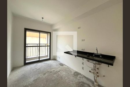 Sala/Cozinha de apartamento à venda com 1 quarto, 28m² em Jardim Prudência, São Paulo