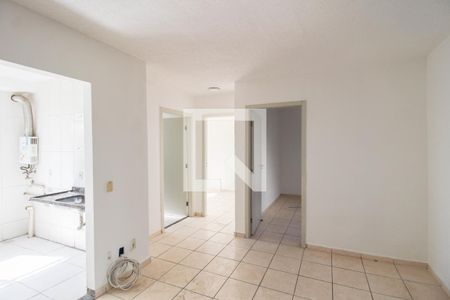 Sala de apartamento para alugar com 2 quartos, 49m² em Rocha Sobrinho, Mesquita