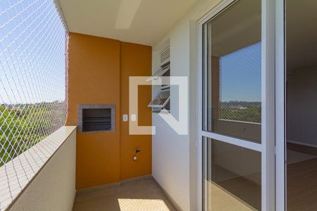 sacada com churrasqueira de apartamento para alugar com 2 quartos, 56m² em Olaria, Canoas