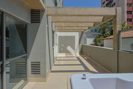 Varanda da Sala de apartamento à venda com 3 quartos, 142m² em Gutierrez, Belo Horizonte