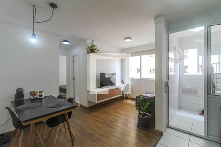 Sala/Cozinha de apartamento à venda com 1 quarto, 37m² em Vila Graciosa, São Paulo