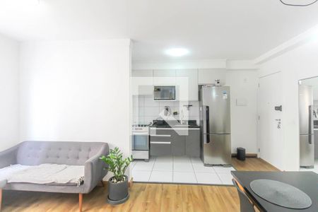 Sala/Cozinha de apartamento à venda com 1 quarto, 37m² em Vila Graciosa, São Paulo