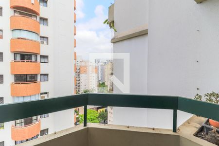 Varanda da Sala de apartamento para alugar com 2 quartos, 69m² em Brooklin Novo, São Paulo