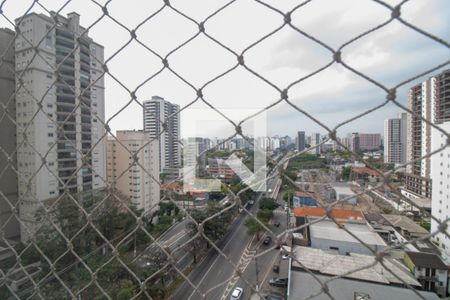 Varanda- Vista de kitnet/studio para alugar com 1 quarto, 26m² em Campo Belo, São Paulo