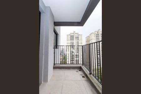 Studio - Varanda de kitnet/studio para alugar com 0 quarto, 26m² em Campo Belo, São Paulo