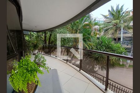 Varanda da Sala de apartamento à venda com 4 quartos, 168m² em Recreio dos Bandeirantes, Rio de Janeiro