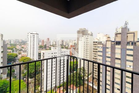 Varanda - Vista de kitnet/studio para alugar com 0 quarto, 26m² em Campo Belo, São Paulo