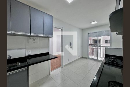 Cozinha de apartamento para alugar com 1 quarto, 30m² em Jardim Caravelas, São Paulo