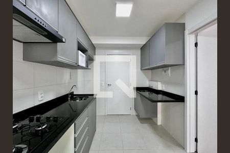 Cozinha de apartamento para alugar com 1 quarto, 30m² em Jardim Caravelas, São Paulo