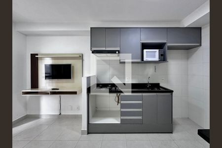 Cozinha de apartamento para alugar com 1 quarto, 30m² em Jardim Caravelas, São Paulo