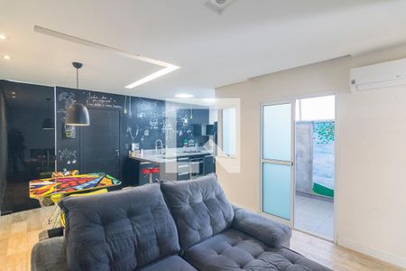 Sala de apartamento à venda com 2 quartos, 59m² em Parque Capuava, Santo André