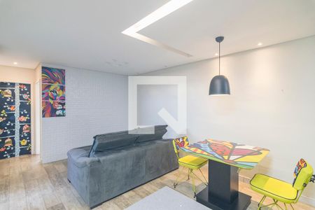 Sala de apartamento à venda com 2 quartos, 59m² em Parque Capuava, Santo André