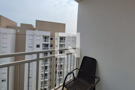 Varanda da Sala de apartamento para alugar com 2 quartos, 44m² em Residencial Parque da Fazenda, Campinas