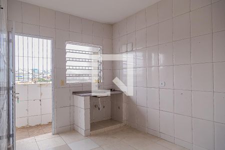 Cozinha de casa de condomínio para alugar com 1 quarto, 50m² em Americanópolis, São Paulo