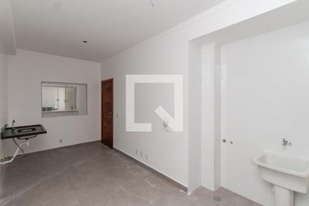 Sala/Cozinha de apartamento à venda com 1 quarto, 34m² em Jardim Consorcio, São Paulo