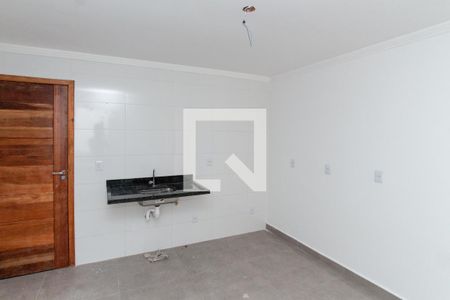 Sala e Cozinha de apartamento para alugar com 1 quarto, 34m² em Jardim Consorcio, São Paulo