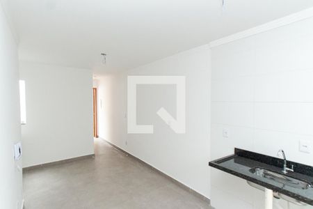 Sala e Cozinha de apartamento para alugar com 1 quarto, 34m² em Jardim Consorcio, São Paulo