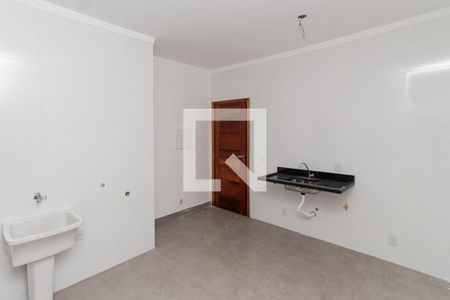 Sala/Cozinha de apartamento à venda com 1 quarto, 34m² em Jardim Consorcio, São Paulo