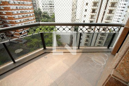 Varanda da Sala de Estar e Jantar de apartamento para alugar com 3 quartos, 258m² em Jardim Paulista, São Paulo