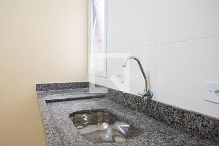 Sala - Quarto - Cozinha de kitnet/studio para alugar com 1 quarto, 11m² em Centro, São Vicente