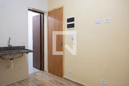 Sala - Quarto - Cozinha de kitnet/studio para alugar com 1 quarto, 11m² em Centro, São Vicente