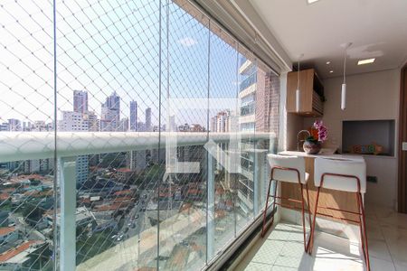 Varanda de apartamento à venda com 3 quartos, 154m² em Vila Regente Feijó, São Paulo