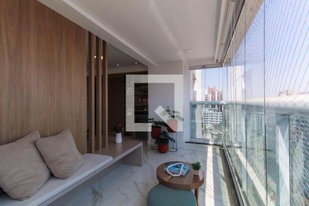 Varanda de apartamento à venda com 3 quartos, 154m² em Vila Regente Feijó, São Paulo