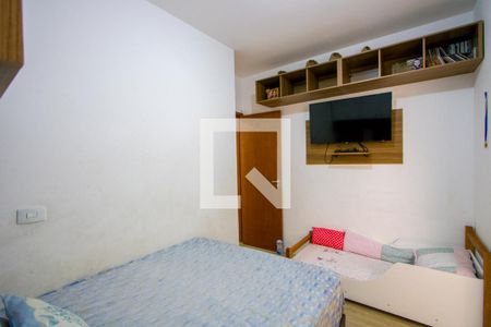 Quarto 1 - Suíte de apartamento à venda com 2 quartos, 56m² em Vila Valparaíso, Santo André