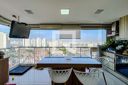 Varanda da Sala de apartamento à venda com 2 quartos, 74m² em Quarta Parada, São Paulo